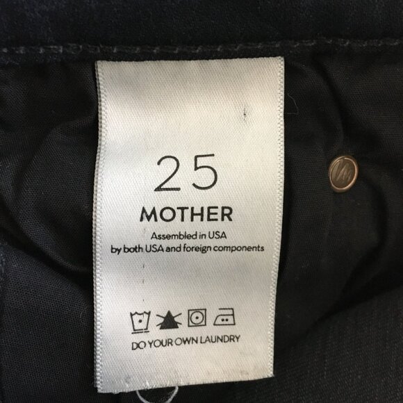 MOTHER Jean Womens 25 Stunner Zip Ankle Step Fran My Wildest Ride Dark Blue - Picture 12 of 15